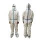 Cleanroom Disposable Isolation Gowns , White Safety Protective Clothing