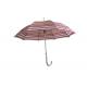 Colorful Aluminum Striped Kids Rain Umbrella , Portable Umbrella For Rain And Wind