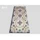 Rectangle Water Jet Marble Floor Medallions Simple Flower Patter Design