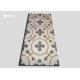 Rectangle Water Jet Marble Floor Medallions Simple Flower Patter Design