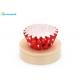 Non Stick Mini Cupcake Paper Cups / Greaseproof Red Polka Dot Cupcake Liners