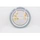 Flower Theme Stainless Steel Round Tray With Custom Print