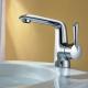 Deck Mounted Basin Tap Faucets , Basin Mixer Faucet Single Hole