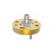WR10 BJ900 To 1.0mm Female Waveguide To Coax Adapter 74GHz~110GHz End launch