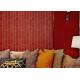 0.53*10m Sound proof Living Room Wallpaper with Stirpped Pattern , CSA SGS Standard