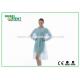 Disposable Protective Nonwoven Lab Coat With Snap Closure