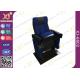 SGS Foldable Metal Frame Movie Theater Seats With High Density Molded Foam