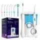 600ml Water Flosser Toothbrush Combo , Oral Irrigator And Electric Toothbrush In One
