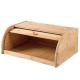 Home Use Wooden Bread Box , Bamboo Bread Bin With Paper Box Packaging