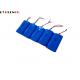 Blue 18650 7.4v Rechargeable Lithium Ion Battery Pack 2000mah For Digital Cameras