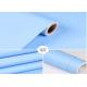 LIGHT BLUE Solid Color Self Adhesive Wallpaper For Fashionable Hotel Decoration