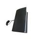 Round Corner A5 Pu Leather Notebook Elastic Closer Heat Embossing Cover Finishing