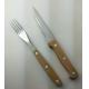cutlery set with steak knives and fork With Wooden Handle for Tableware