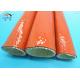 Red 100MM Silicone Resin Saturated Fiberglass Heat Resistant Sleeving Insulation