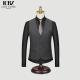 Men's Business Casual Groom Wedding Groomsmen Dress Vest with British Striped Pattern