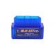 Plastic Material Bluetooth Elm327 OBD2 Diagnostic Tool For Adapter PC /  Android