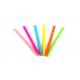 Food Grade Silicone Smoothie Straws , Kids Bendable Silicone Straws Lightweight