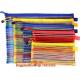 Wholesale Office School Supply A4/5/6 Mesh Zipper Document Bag Multicolor PVC A4 Archives Contract,Office School Supplie