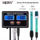 DC6V Seawater 2 In 1 Aquarium Salinity Digital PH Meter