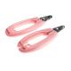 Portable Plastic Pet Products Grooming Nail Clippers S / L Size Bule Pink