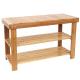 Non - Toxic High Strength Bamboo Home Furniture , Bamboo Shoe Storage Bench