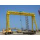 50T Truss Gantry Construction Crane In Storage Yard