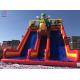 Commercial Inflatable Super Mario Dry Slide Inflatable Double Slides For Outdoor