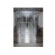 Portable 304 Stainless Steel Air Shower Clean Room Pass Box With Automatic Slide Door