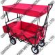 China Manufacturer of Folding Wagon with Canopy & Back Bag  - TC1011WD TB