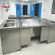 Integral Stainless Steel Lab Bench for Laboratory with As Drawing Cabinets