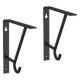 Customized Stainless Steel Wall Mounted Shelf Brackets for Machinery at Best Rates