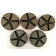 3 Inch ceramic bond concrete polishing pads for fast grinding concrete floors with velcro backing
