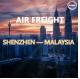 Shenzhen To Malaysia DDU Air Freight International Air Cargo Services