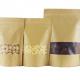 Food Package Bakery Kraft Paper Bag with Window Customized Design and Eco