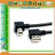 Double angle usb cable