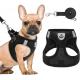 Factory Direct Selling Adjustable Dog Vest Harness Breathable Soft Mesh Leash Set For Pet dog