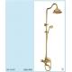 Golden color electric - plating Brass Wall Mount Bathroom Sink Faucet