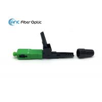 Quick Connect Fiber Optic Connectors Pre Assembled SC / APC Fast Connectors