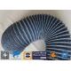 200 Degree 150mm PVC Coated Fiberglass Flexible Air Ducting For HAVC System