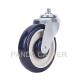 5 Inch Shopping Cart Casters  PU Castor Wheels 125mm For Trolley