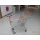 Low Carbon Wire Shopping Trolley Metal Shopping Cart 100L With 4 Swivel 4 Inch Autowalk Casters