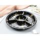 Four Compartment Disposable Sushi Trays Round Shape With Printing