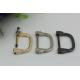 Customized light gold metal d ring,25mm d ring buckles for bag