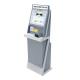 Outdoor Self Service Ticket Kiosk Machine Dual Screen Touch Display