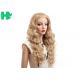 Fashion Prom Charming Curly Long Synthetic Wigs Blonde Hair Color