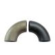 Carbon Steel Butt Welded Pipe Fittings Seamless Long Radius 90 Degree Bend