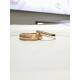 18K Irregular Line Design Grind Arenaceous Jewellery Couple Rings