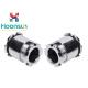 JIS 20 3 / 4 Thread Chrome Plated Brass Cable Gland Marine Cable Connectors