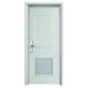 Juye WPC Glass Door Interior Doors Waterproof And Fire Resistant For Bathroom