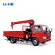 Mobile Mini 3.2 Ton Lorry Crane Jib Part Construction Truck Mounted Crane